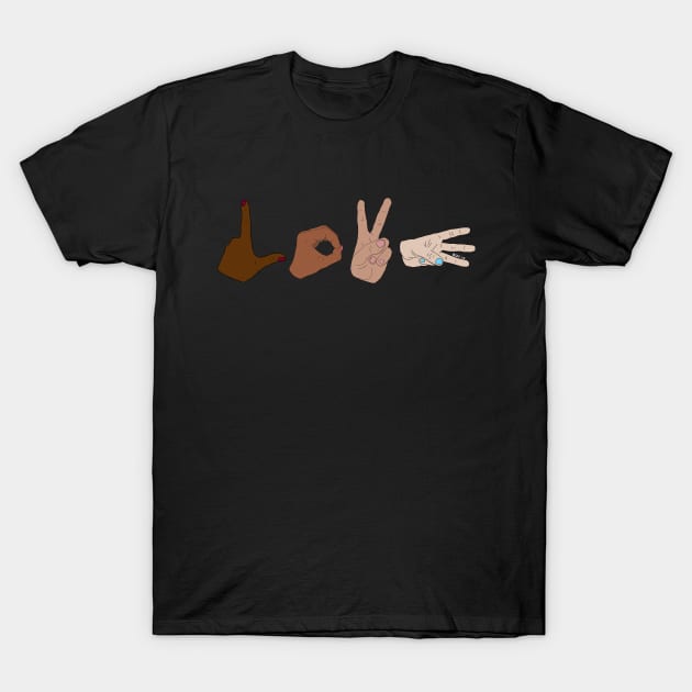Love Letters T-Shirt by SKPink